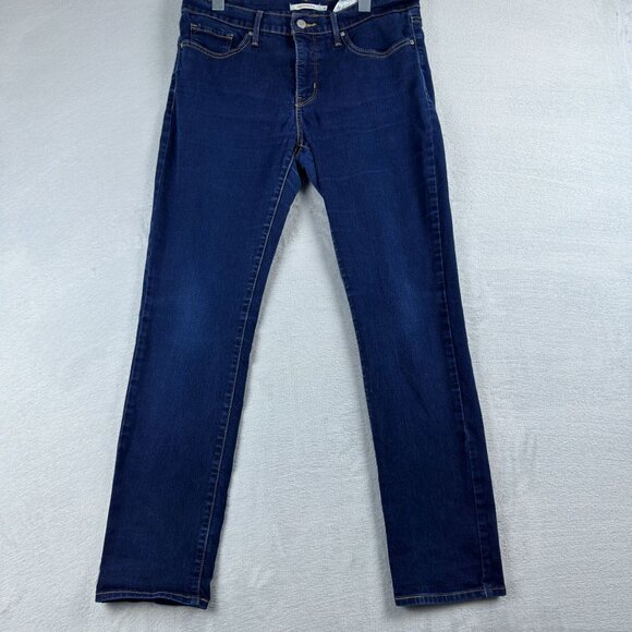 Levi Strauss & Co. Jeans 312 Shaping Slim Skinny Womens Size 31 Low Rise Blue - Picture 1 of 12